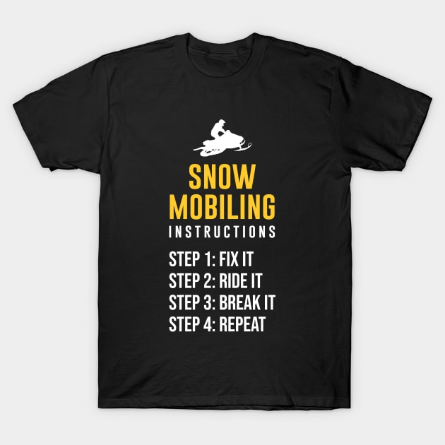 Snowmobiling T-Shirt by produdesign